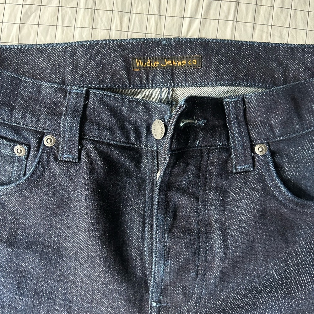 Nudie Jeans 32x32 dark blue organic cotton